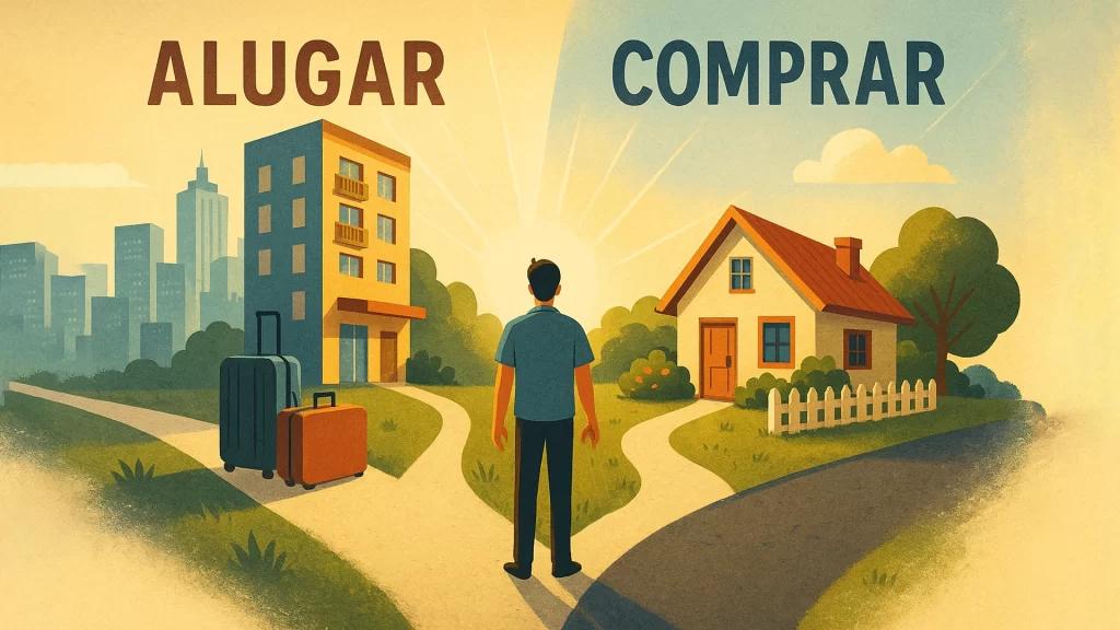 Capa do Post - Alugar ou Comprar: Qual a melhor decisão para o seu atual momento de vida?