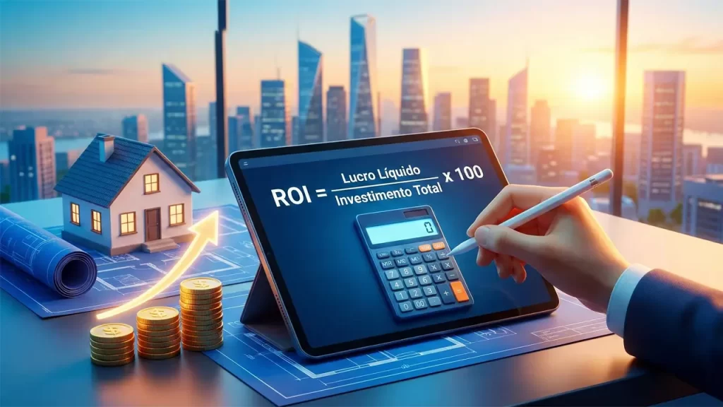 Capa do Post - Como Calcular o Retorno sobre Investimento (ROI) em Imóveis