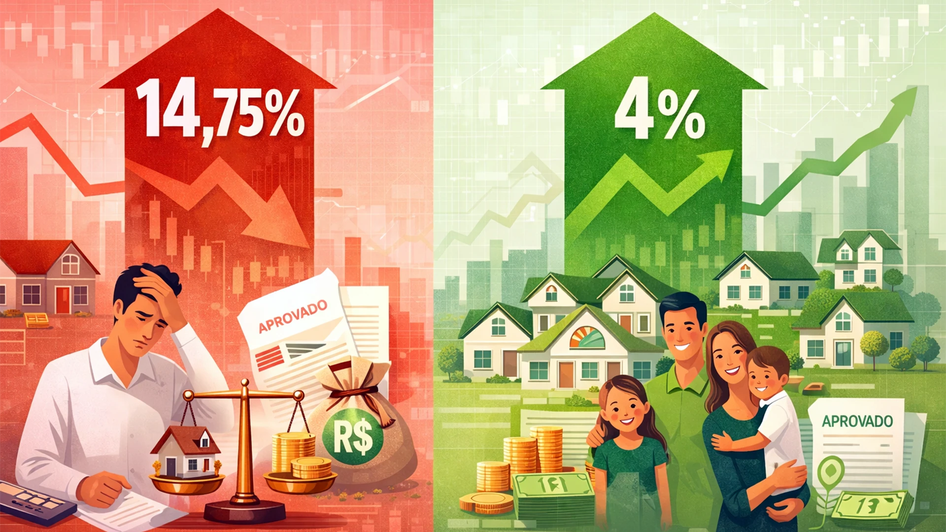 Capa do Post - Taxa Selic e o Mercado Imobiliário - Como as Mudanças nos Juros Afetam Quem Quer Comprar ou Investir