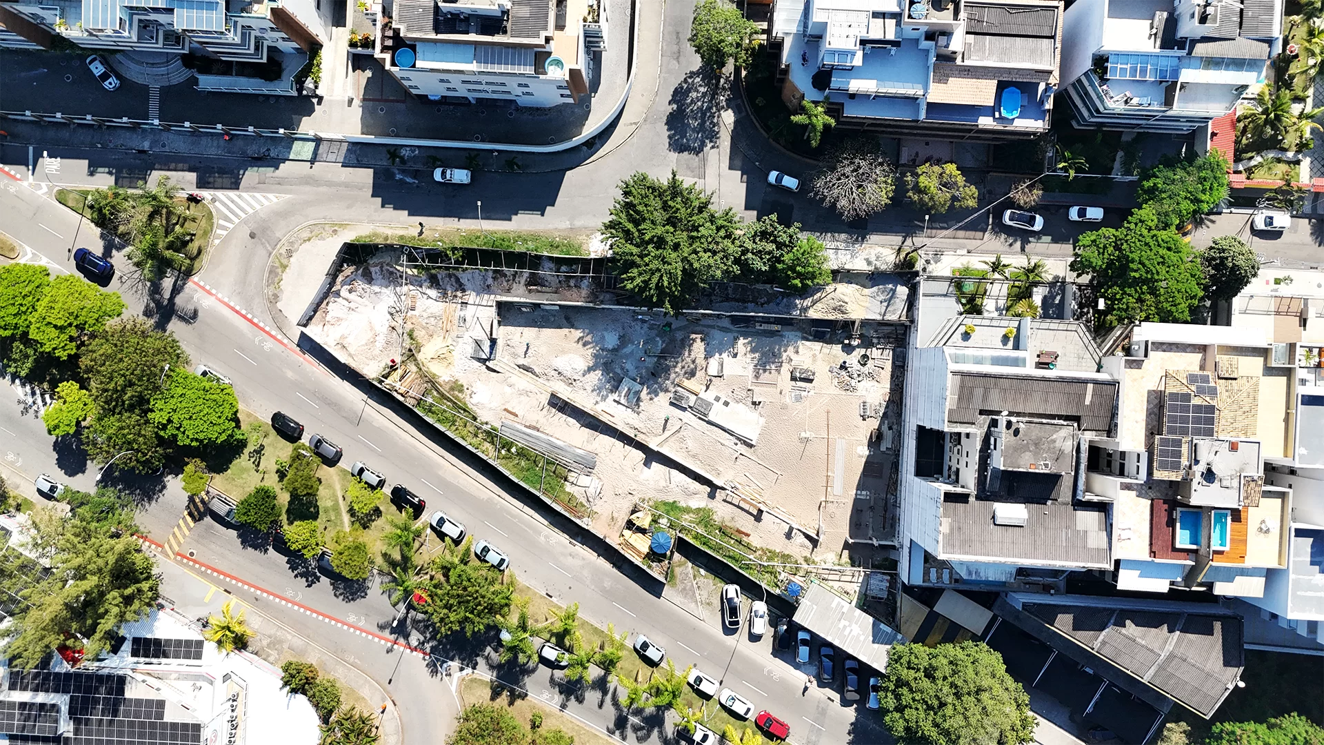 Imagem de Drone do Art Apartment